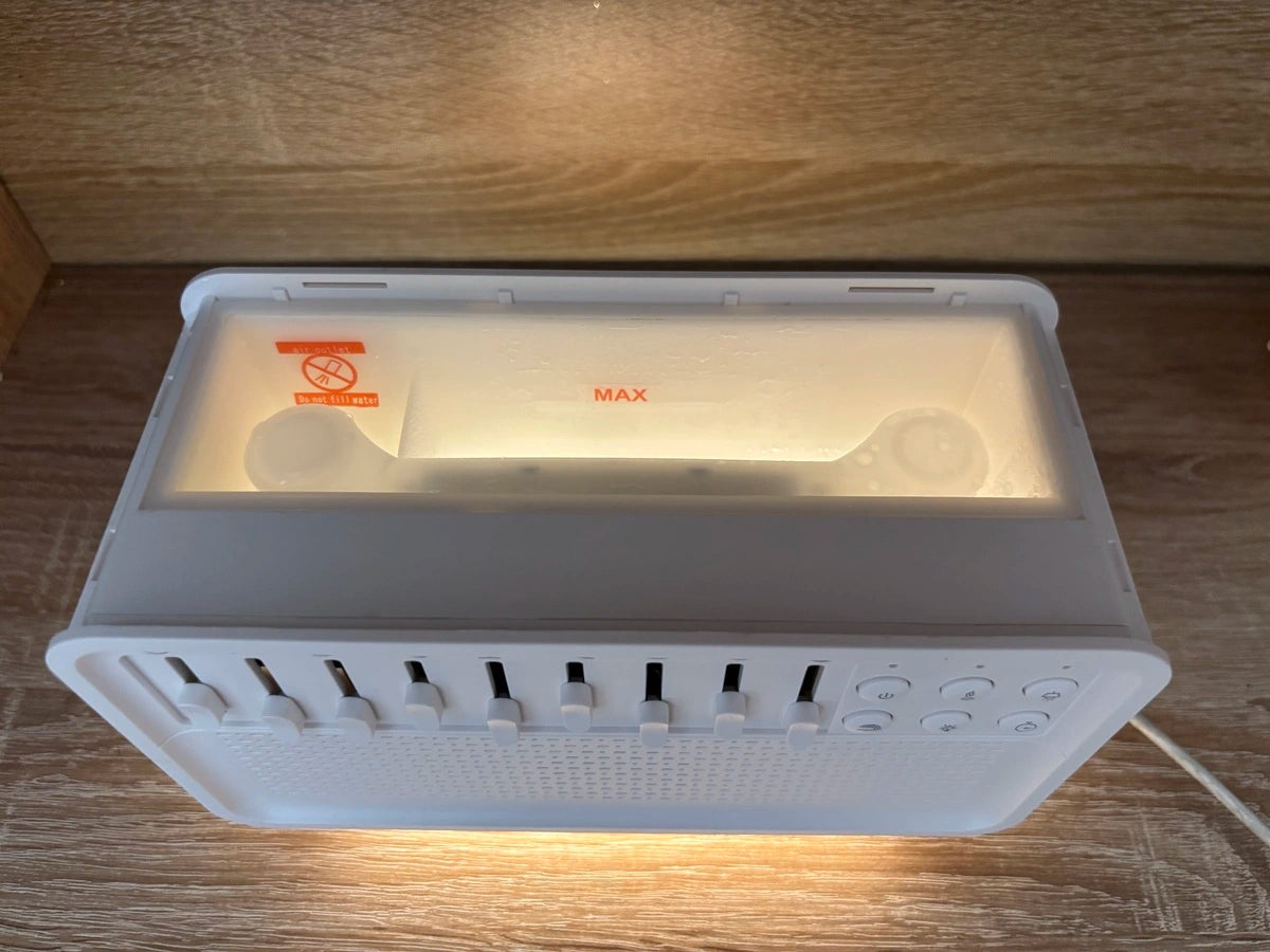 AuraBox - Fehérzaj gép és aroma diffúzor