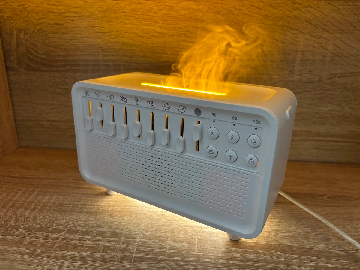 AuraBox - Fehérzaj gép és aroma diffúzor