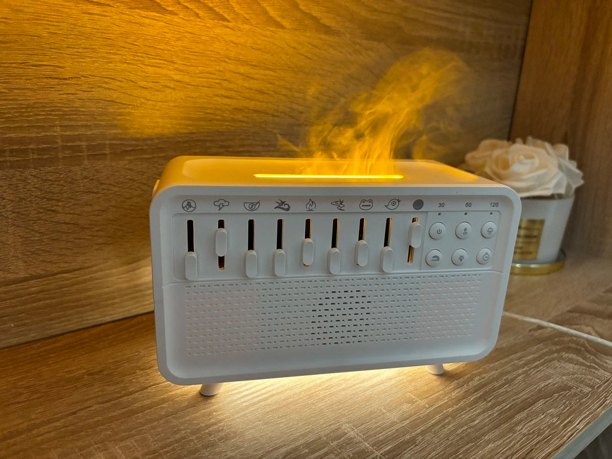 AuraBox - Fehérzaj gép és aroma diffúzor